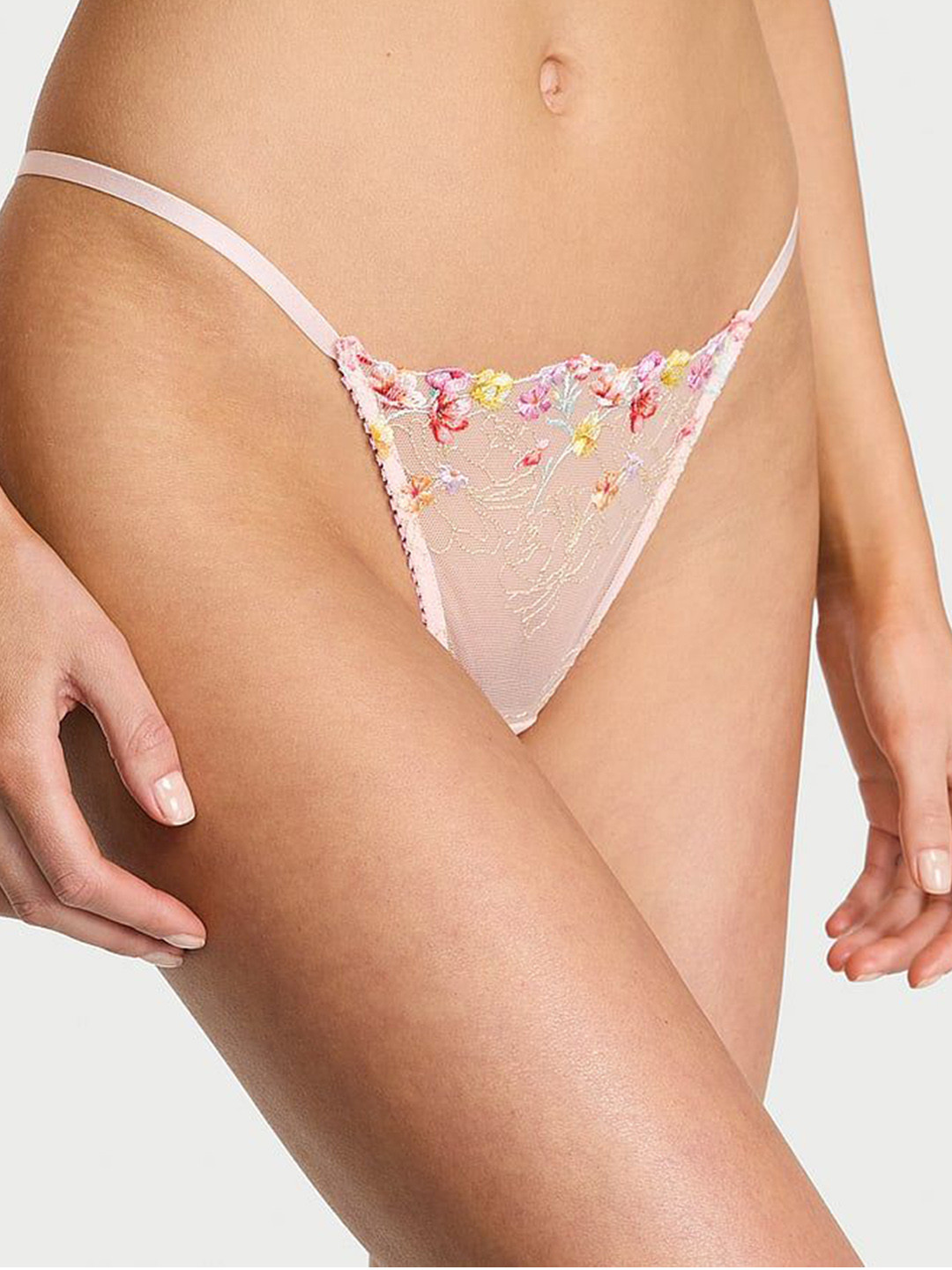 Victoria's Secret Dream Angels Bloom Embroidery V-String Bikini Briefs 1126474975XH
