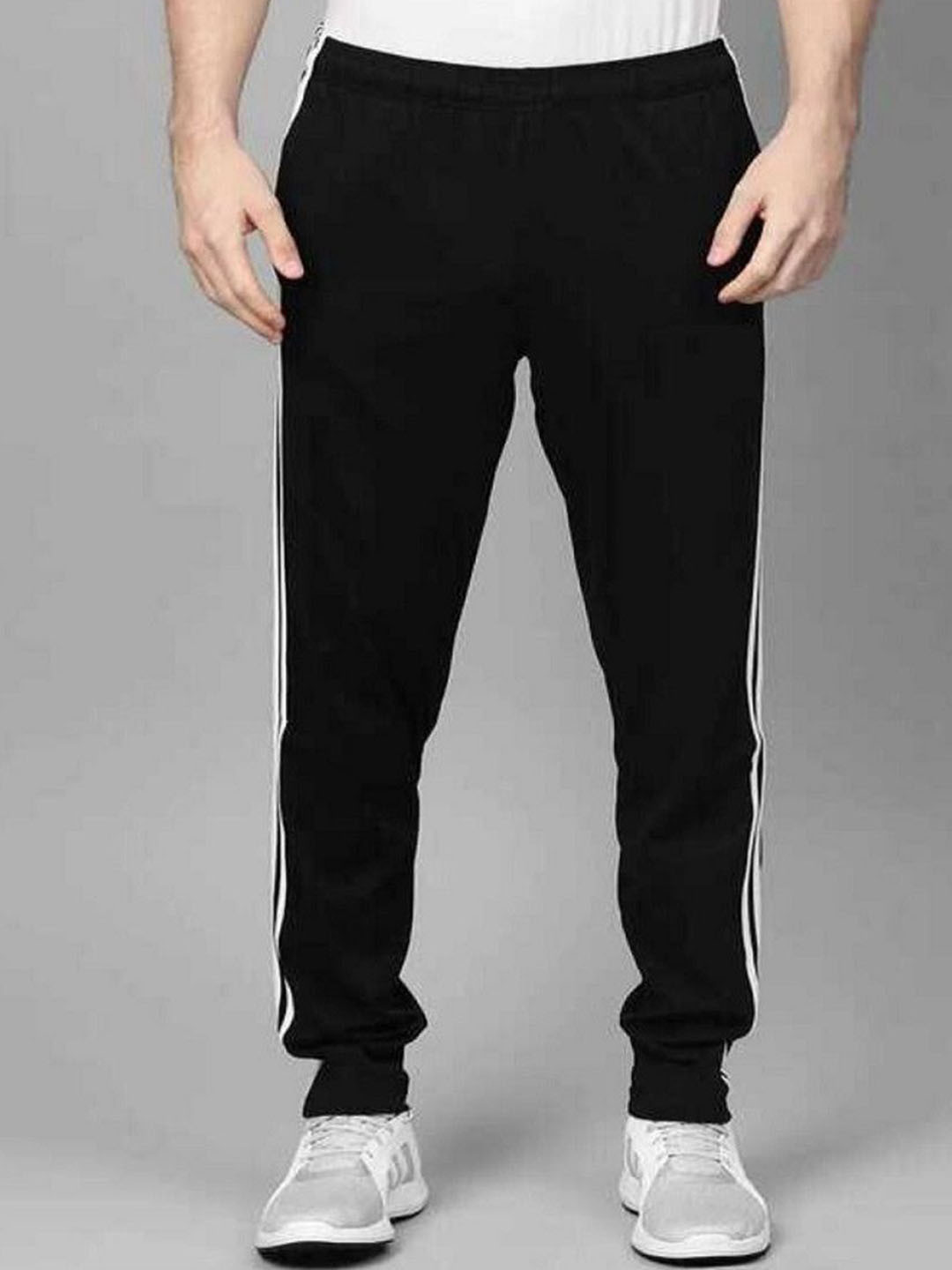 AR 9 Men Regular Fit Running Track Pant With Side Stripes