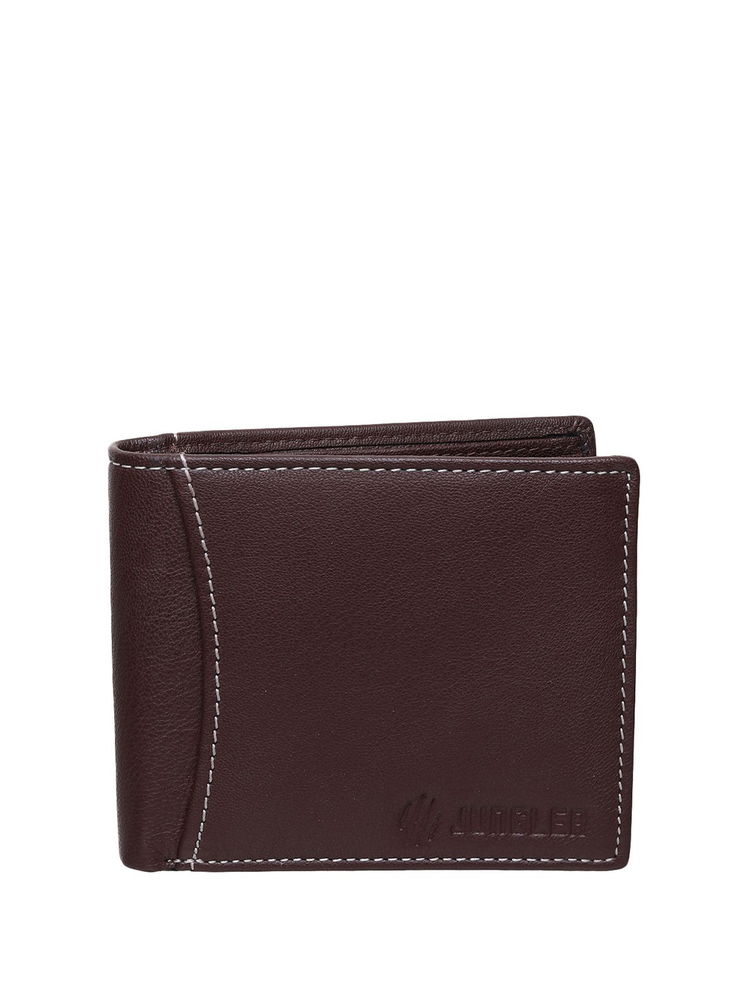 JUNGLER Men Upper-Cut Leather Two Fold Wallet