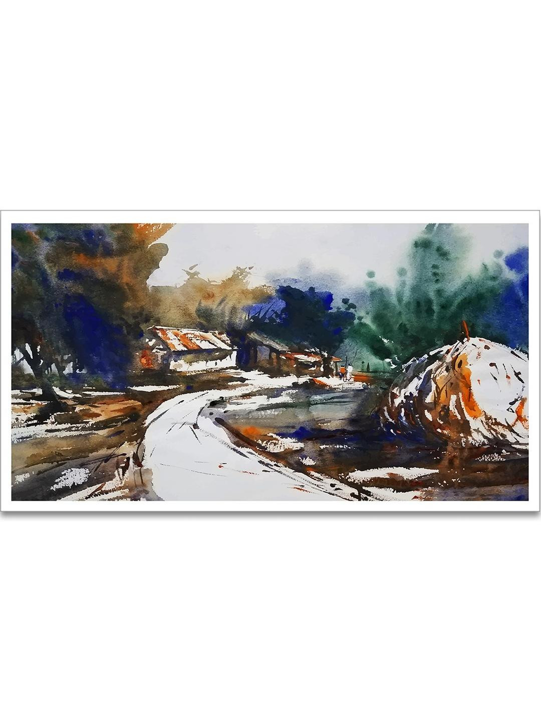 DEKORSTATION White Canvas Wall Art