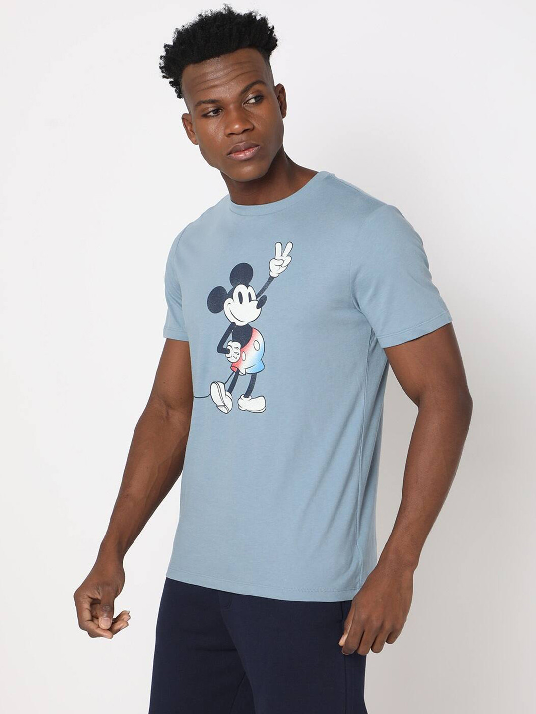 GAP Disney Mickey Mouse Print Pure Cotton T-shirt