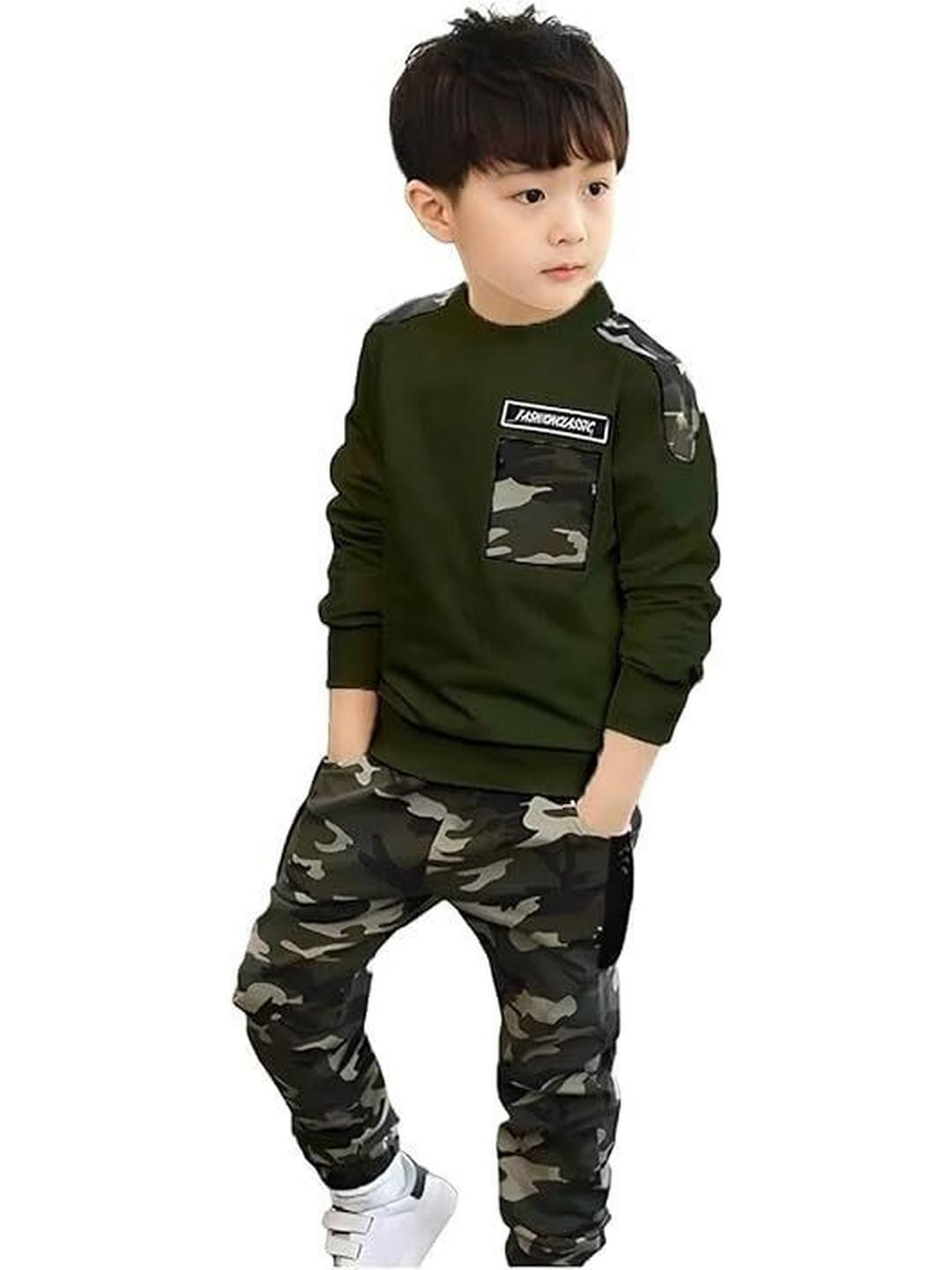 ZIKIGO Unisex Green Clothing Set