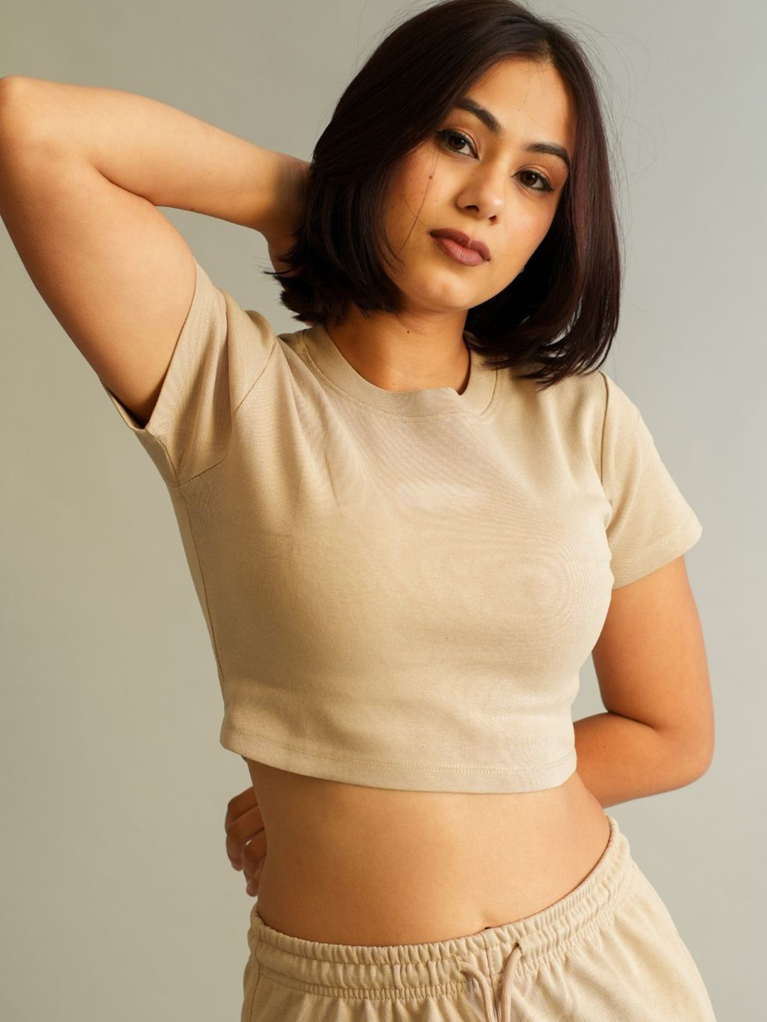 BURGER BAE Women Cotton Crop Top