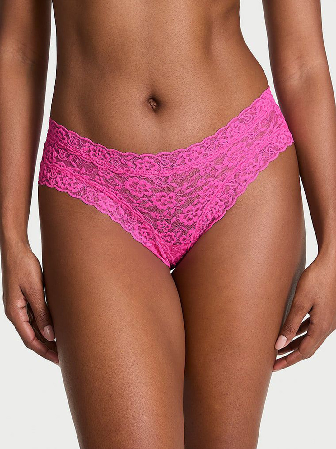 Victoria's Secret Strappy-Back Lace Basic Briefs 1126542200T2