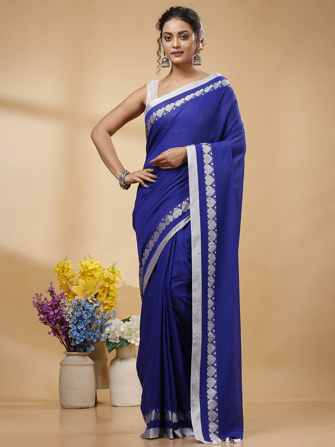 SLAGHA Zari Taant Saree
