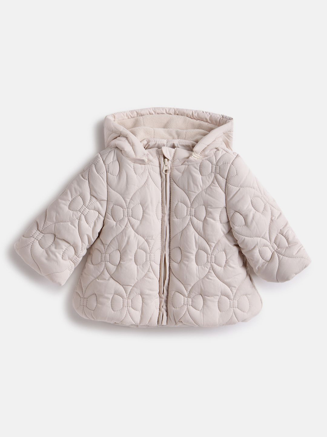Chicco Girls Water Resistant Parka with Embroidered Hooded Jacket