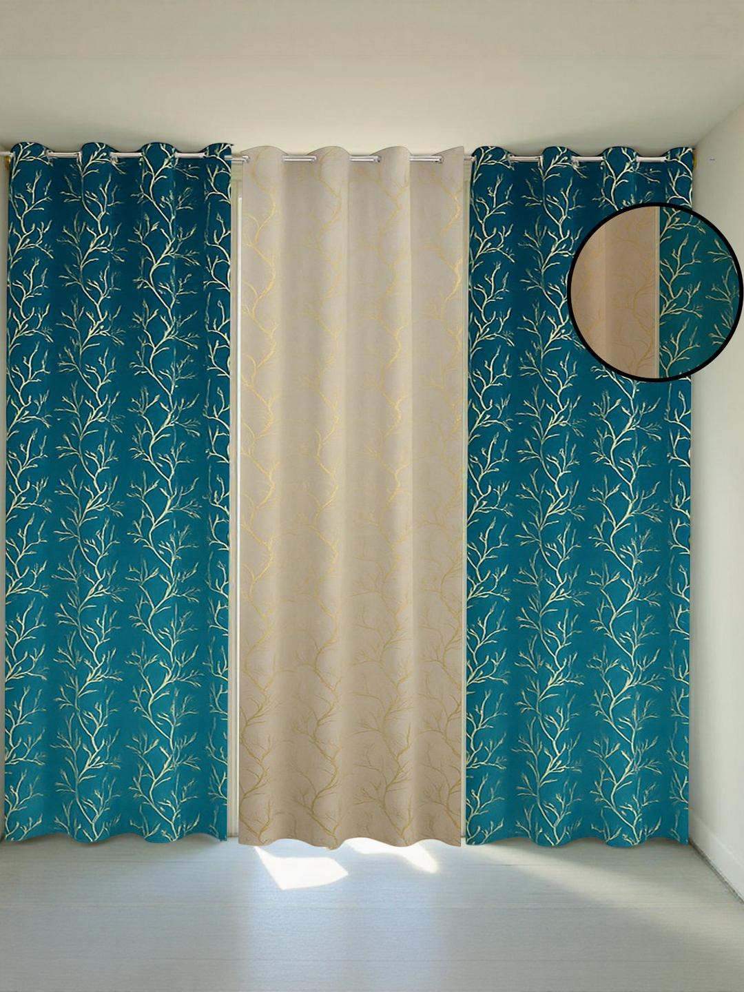 IVAZA Velvet Long Door Curtain