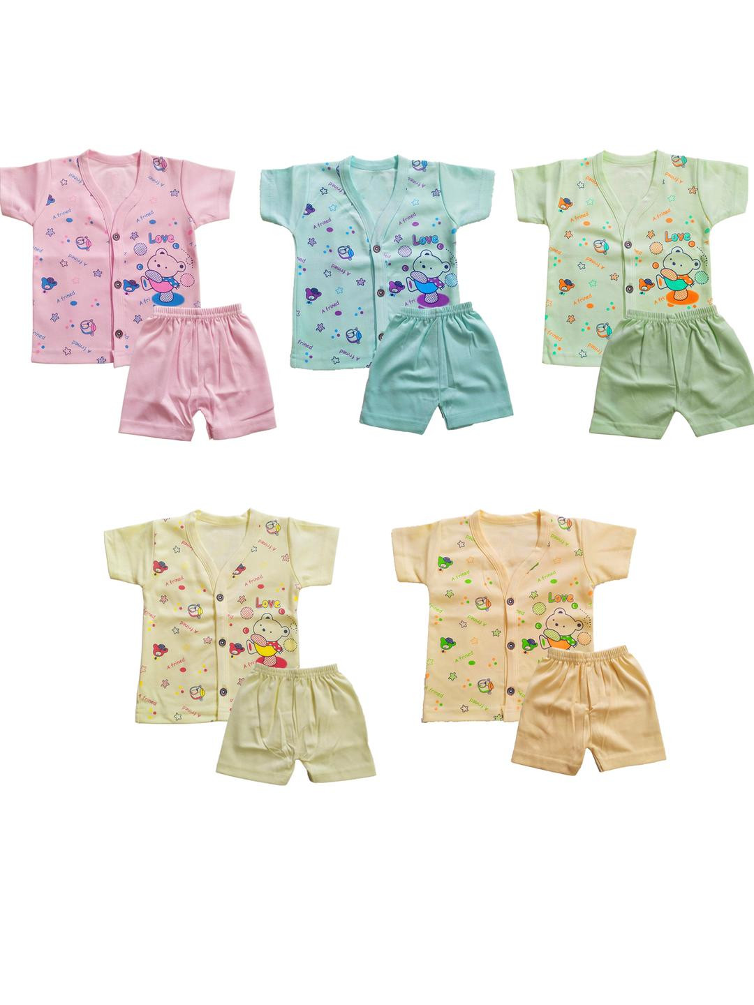 ARYA Boys Printed Shirt with Shorts