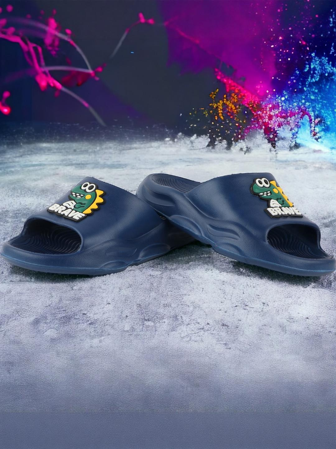 ROTATION Kids Unisex Blue Sliders