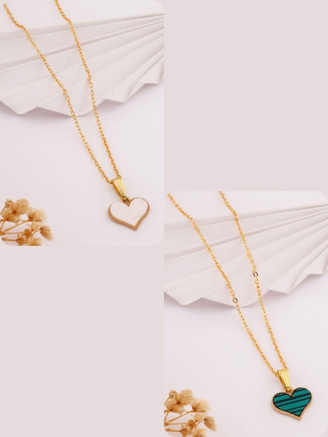 DressBerry White Stainless Steel Necklace