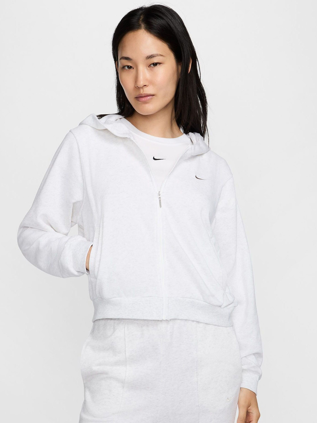 Nike Women Sportswear Chill Terry Loose Full-Zip French Terry Hoodie