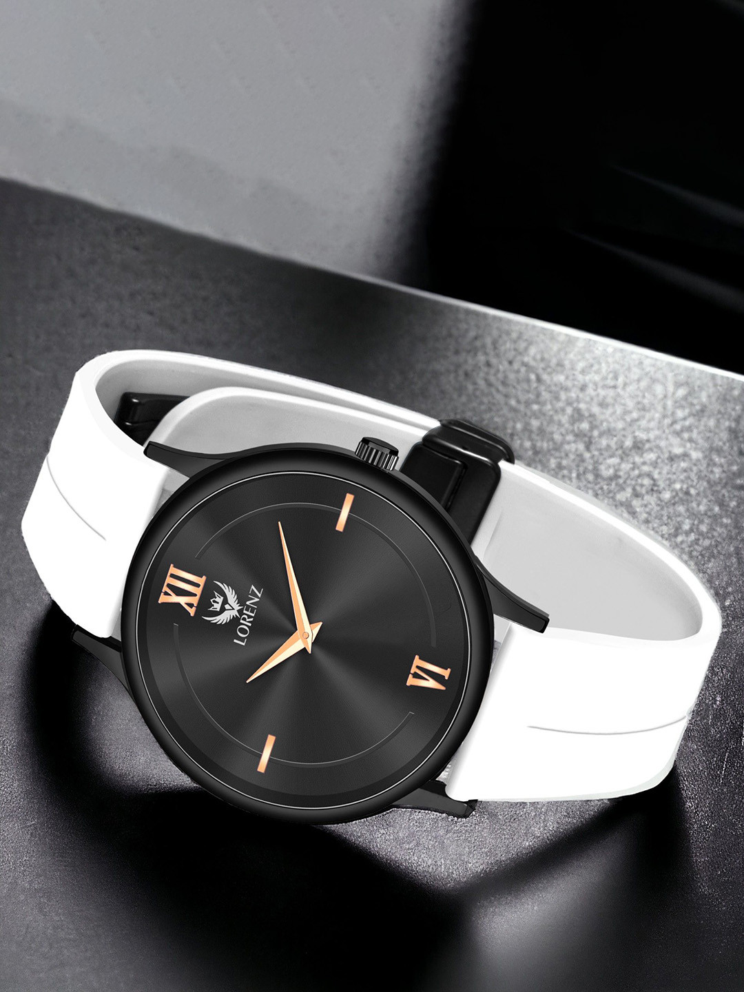 LORENZ Men Magnetic Lock Strap Analog Watch MK-4073R