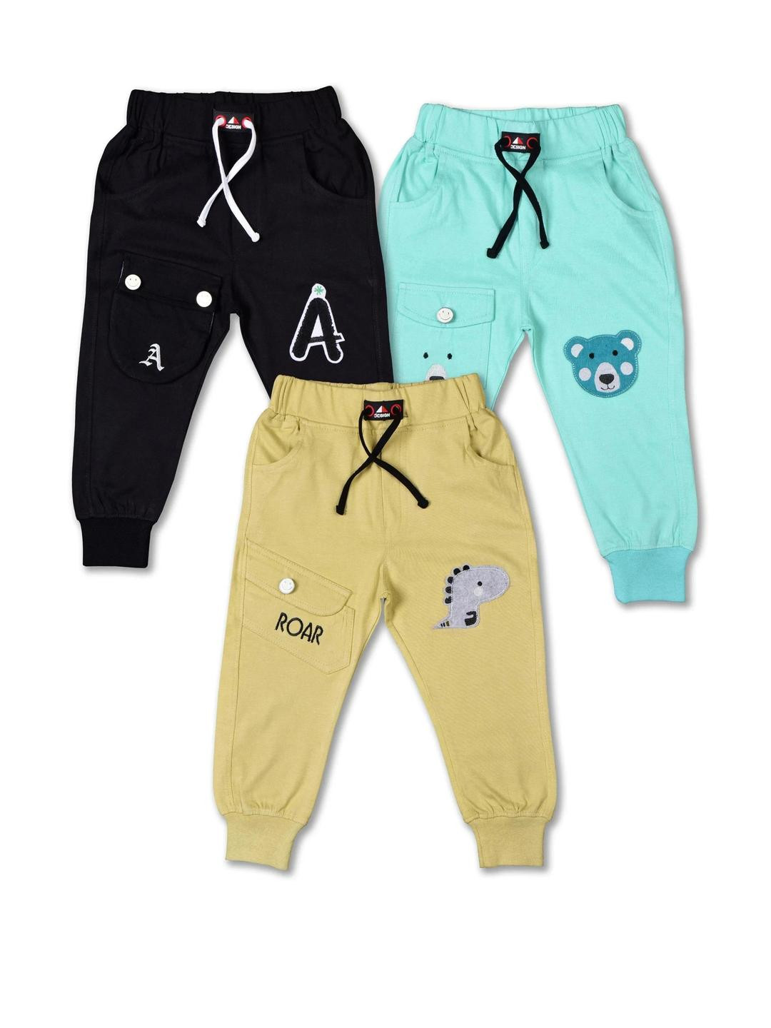 WORTON FASHION track Pant For Boys (Multicolor, Pack of 3)