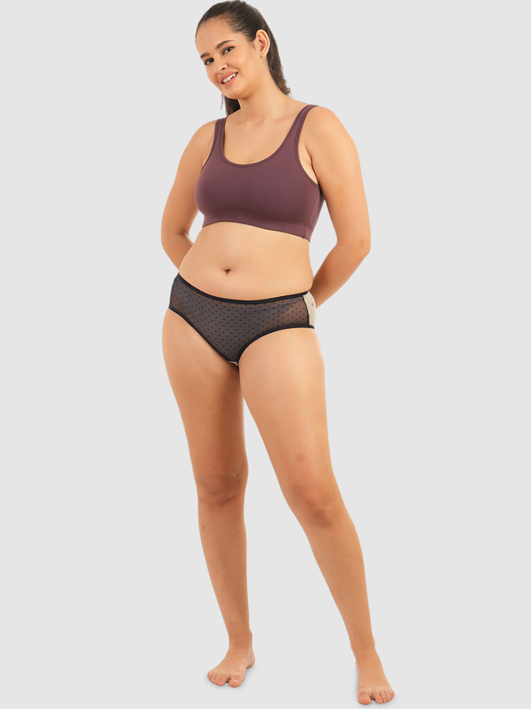 DressBerry Pack Of 2 Self Design Hipster Briefs MVP-1036-COMBO