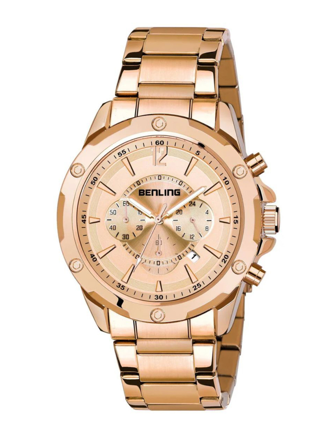 BENLING Velocity ChronoMaster Men Chronograph & Analogue Watch BL-1011-RGLD