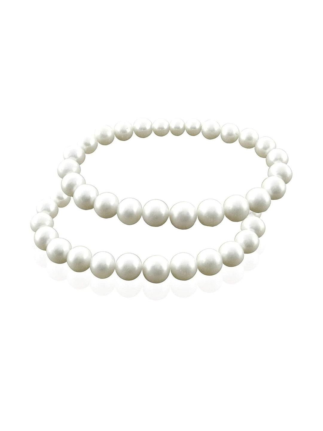 APUNKA D FASHION White Plastic Bracelet