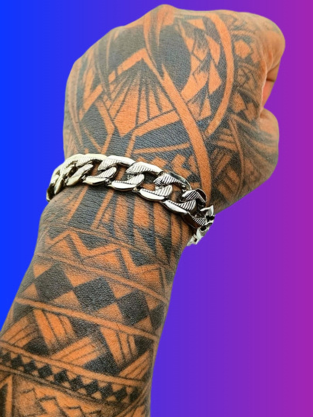 Dynamic Retail Global Silver Stainless Steel Bracelet