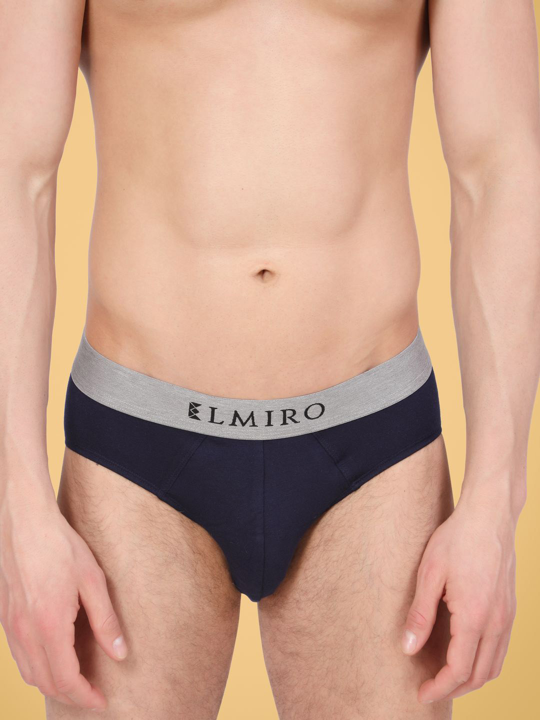 elmiro Anti Microbial Basic Briefs LGBR_NBLUE_M