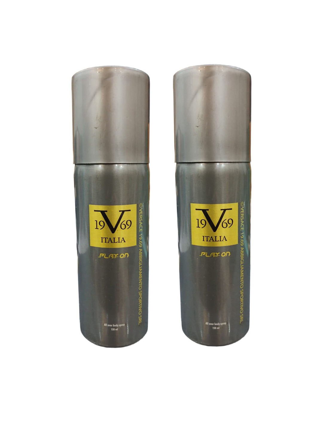 V1969 Italia Set Of 2 Play On Perfumed Body Spray - 150 ml Each