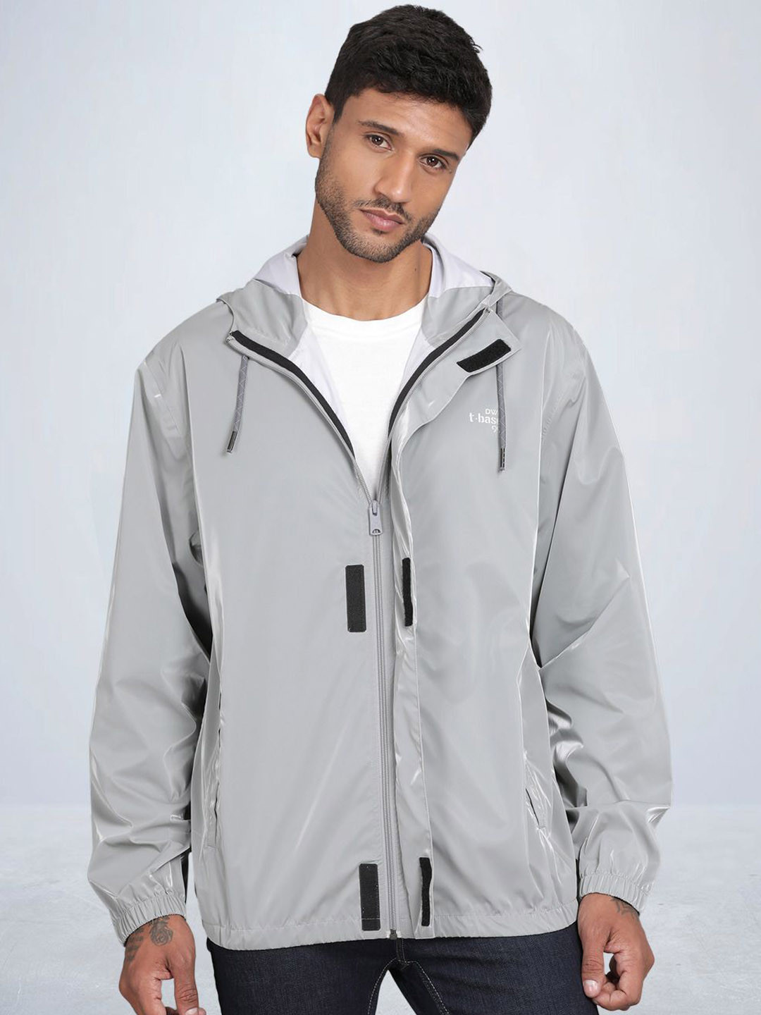 t-base Hooded Water Resistant Seam Sealed Rain Jacket