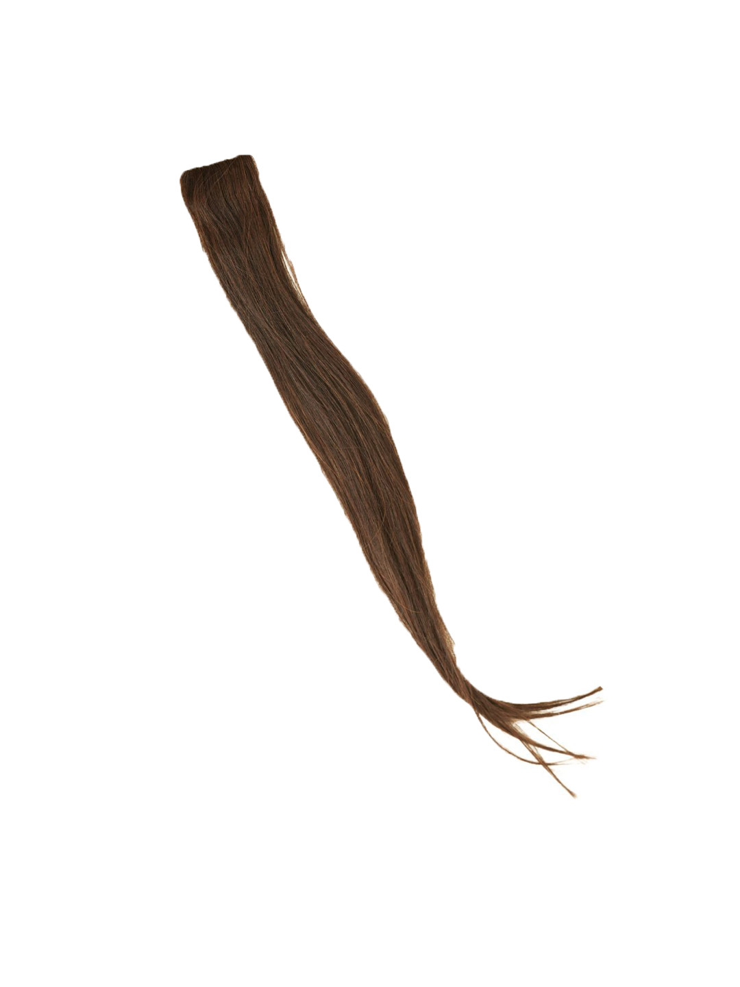 The Shell Hair Clip In Straight Locks Hair Extension - Natural Brown - 18 Inch