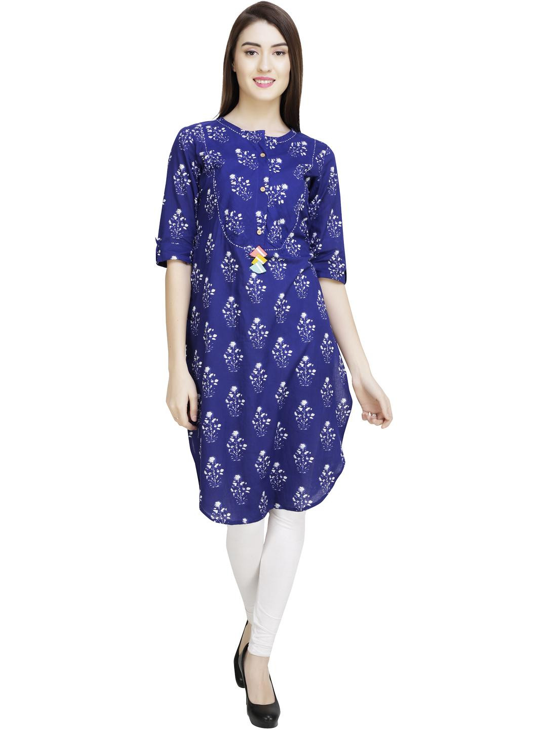 Inara Robes Women Blue Kurtas