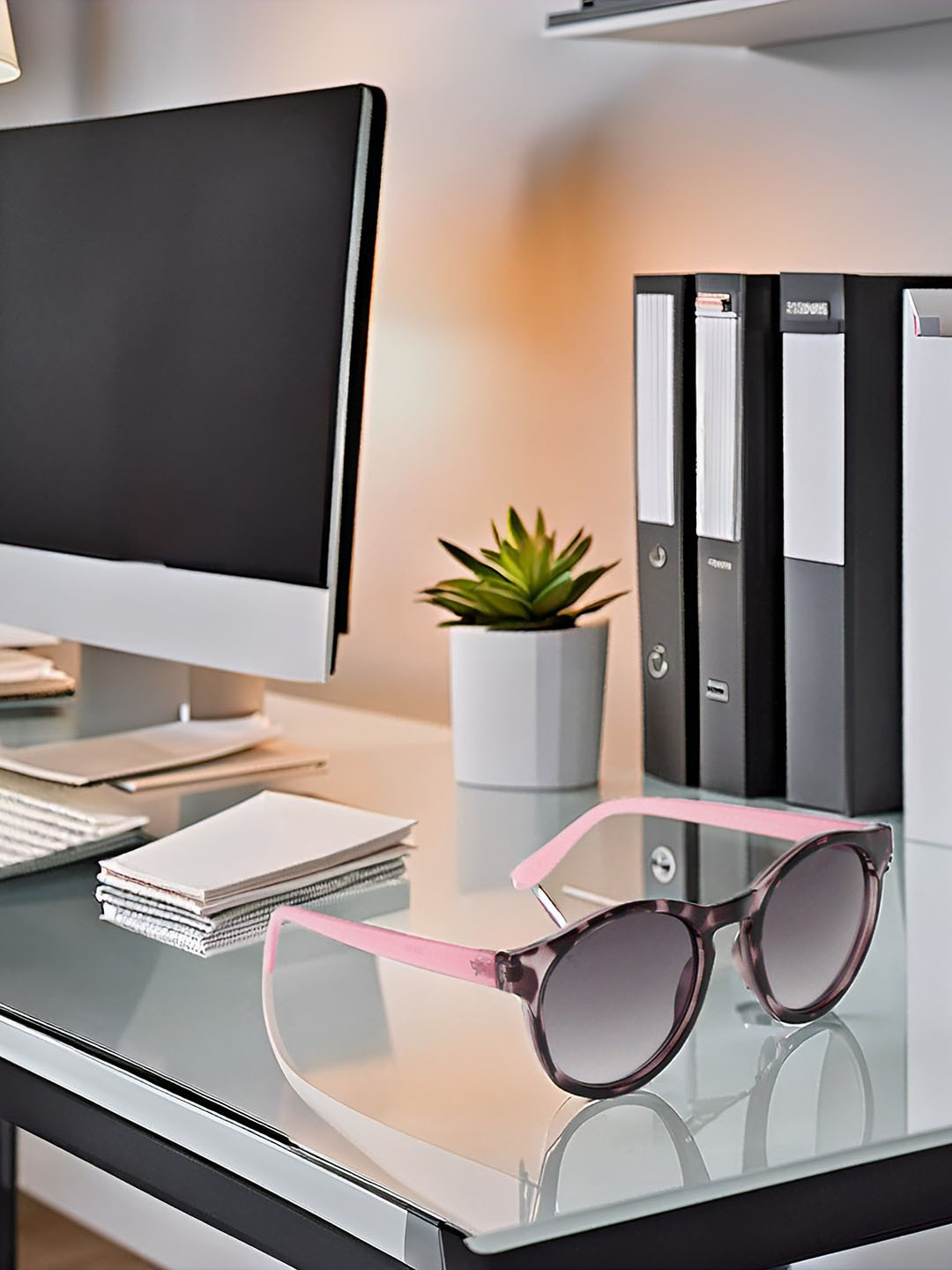 SUNNIES Unisex Round Sunglasses with UV Protected Lens SNS-016-C1(E)-Gradient