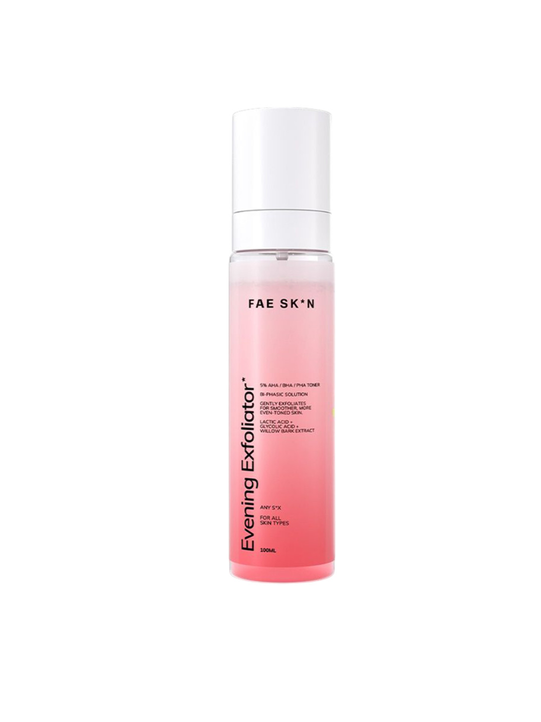FAE BEAUTY Evening Exfoliator With 5% AHA BHA PHA - 100 ml