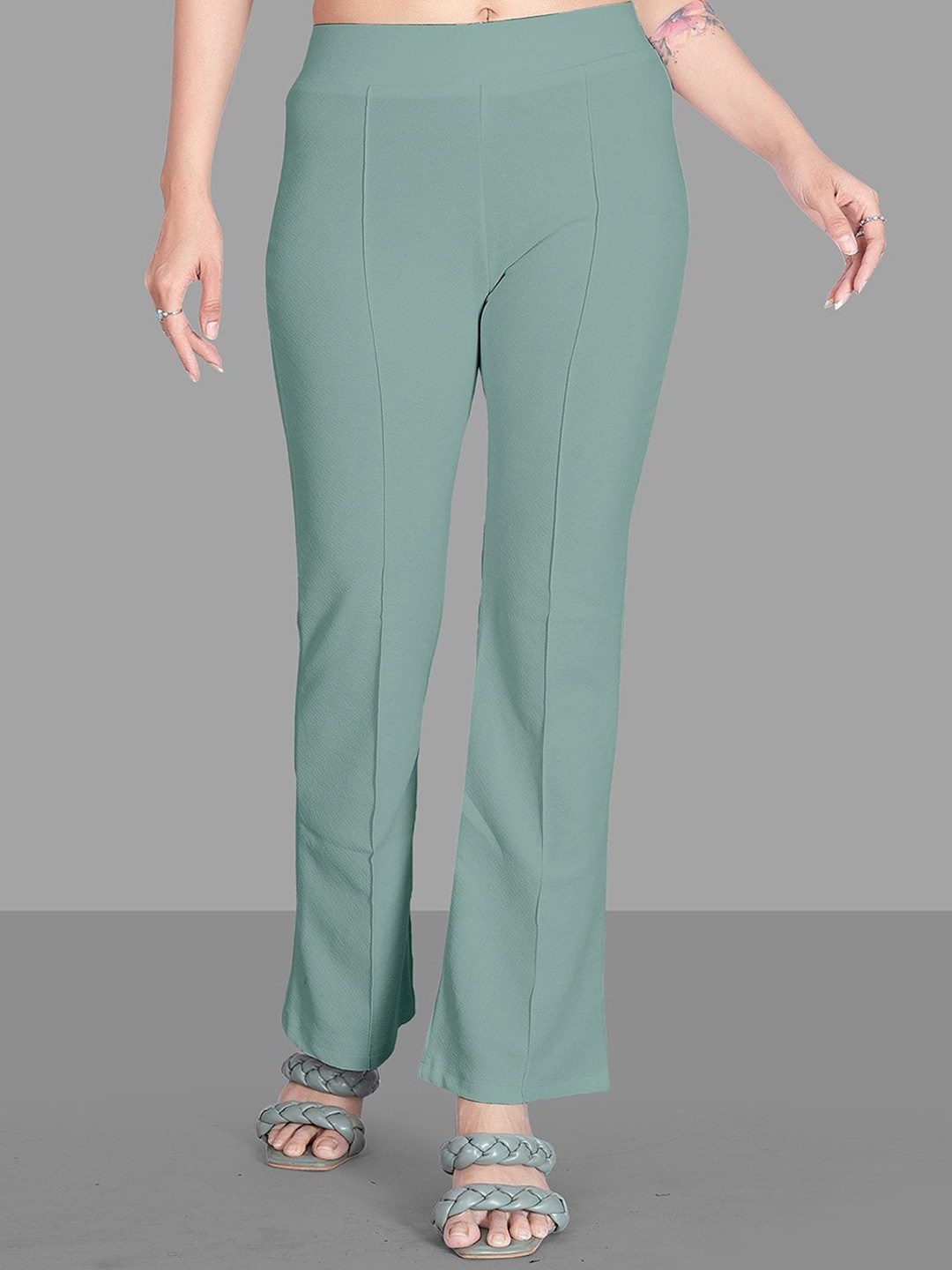 SWADESI STUFF Women Relaxed Easy Wash Cargos Trousers