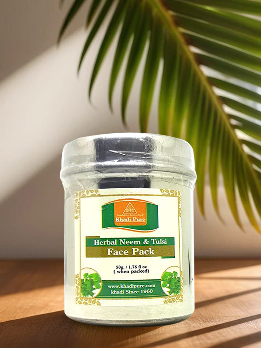 Khadi Pure Herbal Neem & Tulsi Face Pack - 50 g