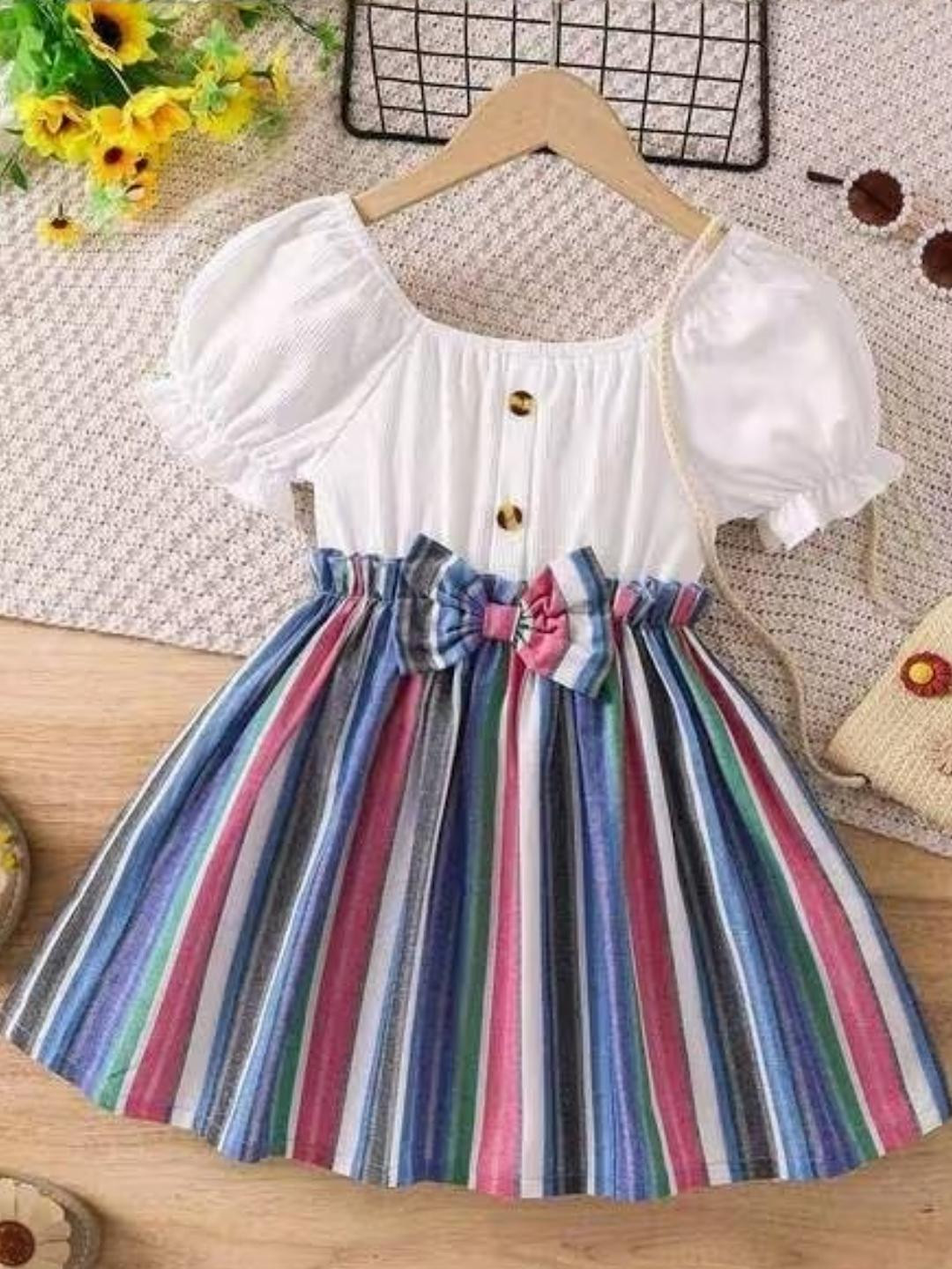 FLANZE White Polyester Dresses