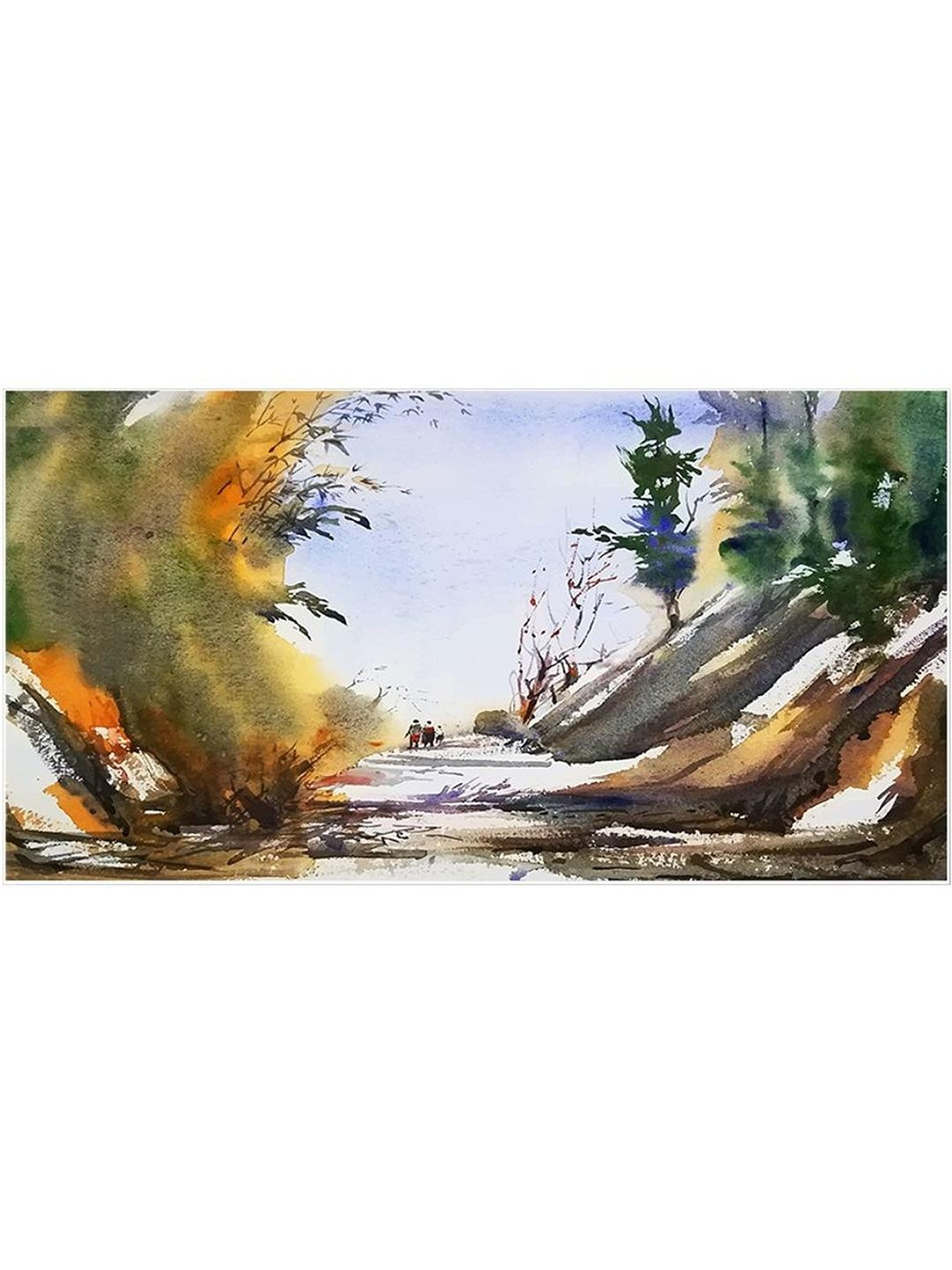 DEKORSTATION Green Canvas Wall Art