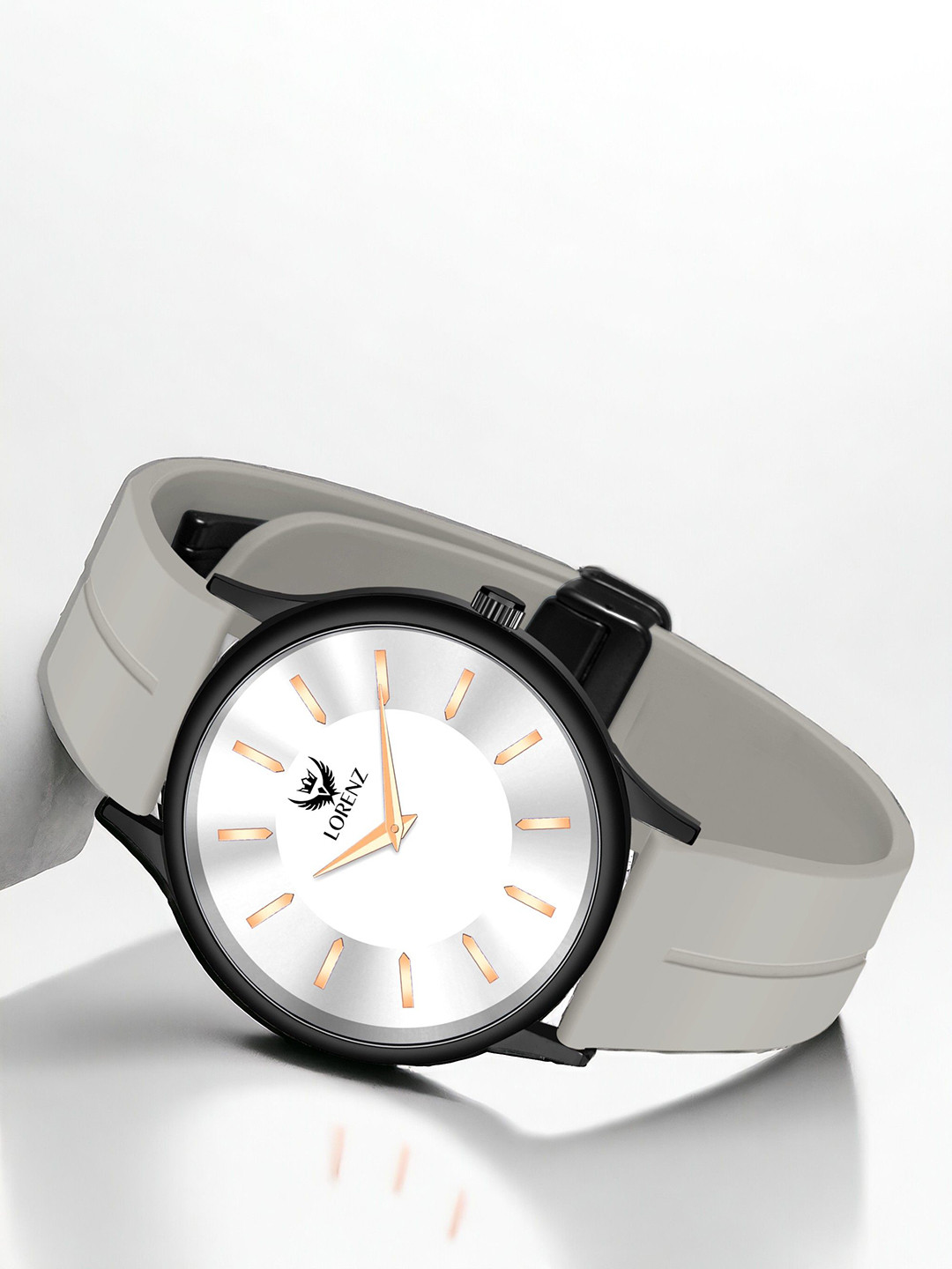 LORENZ Men Brass Dial & Straps Analogue Watch MK-4066R