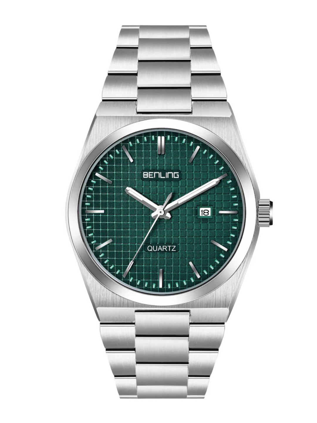 BENLING Quartz Collection Men Bracelet Style Straps Analogue Watch BENL-0014-GREEN