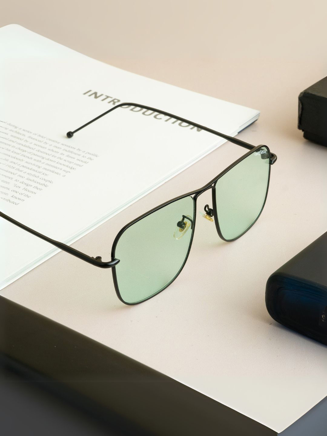 SUNGLASSIC Unisex Square Sunglasses with UV Protected Lens THE-GODFATHER-