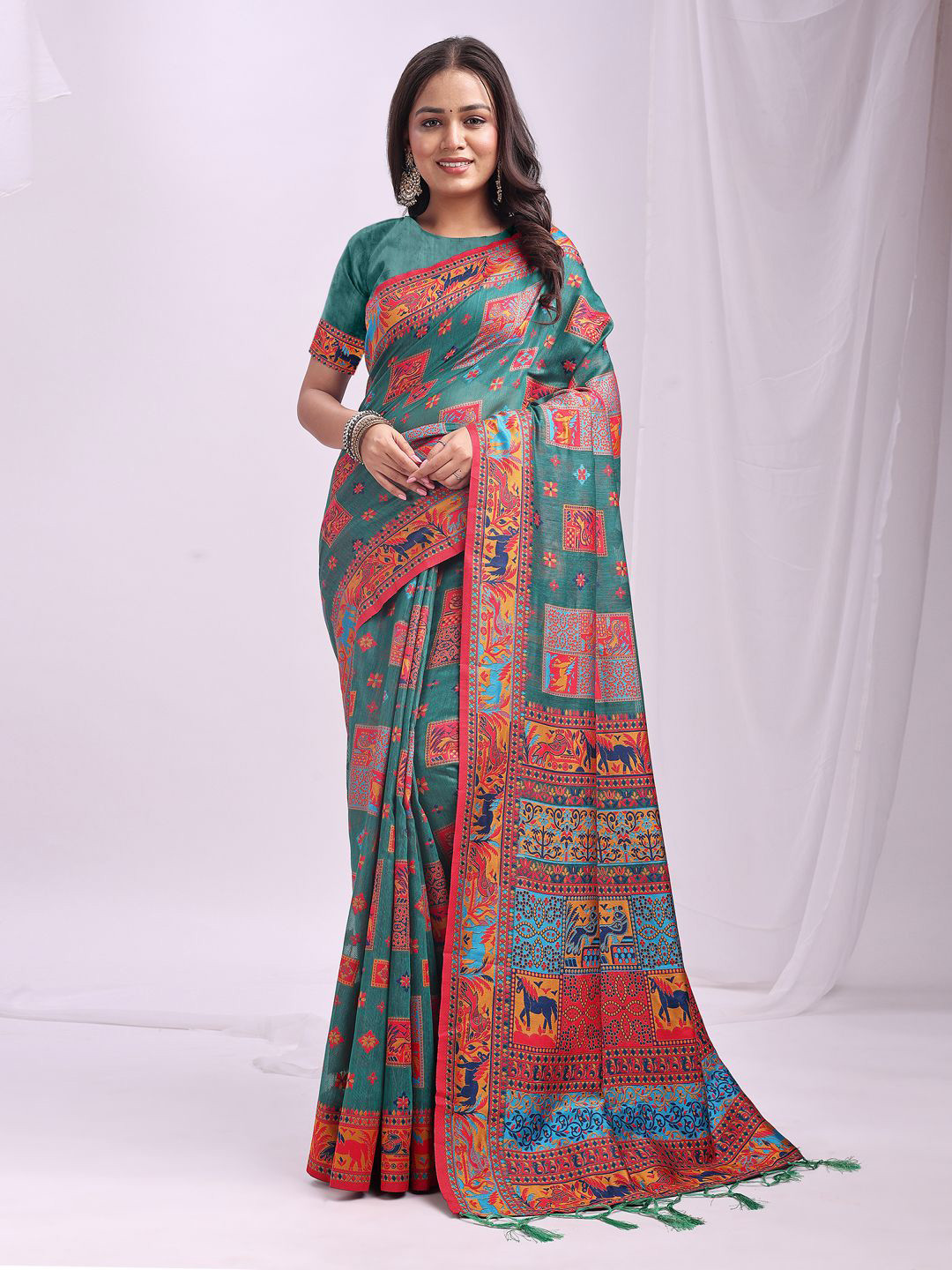 Pandadi Saree Woven Design Traditional Sarees