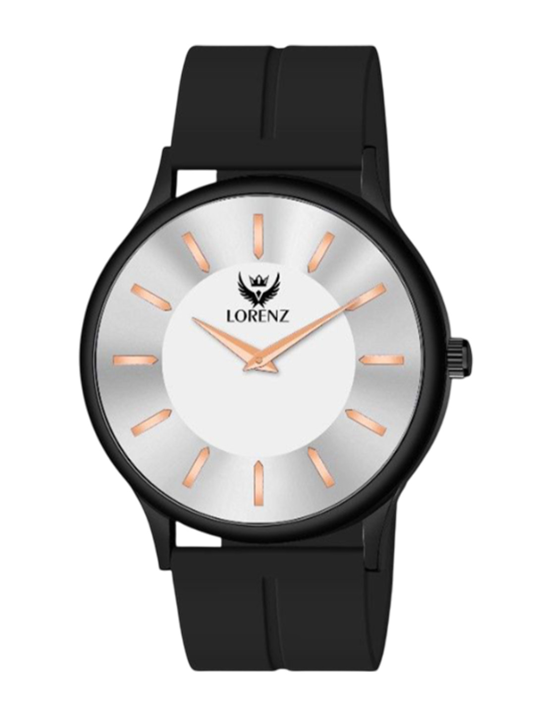 LORENZ Men Brass Round Dial & Straps Analogue Watch MK-4065R