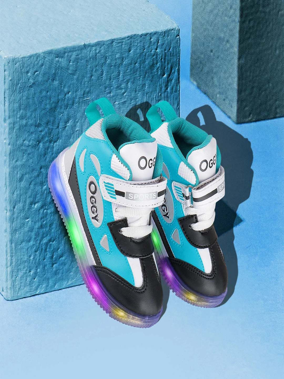Crazyly OGGY3 Boys Colourblocked Velcro Sneakers