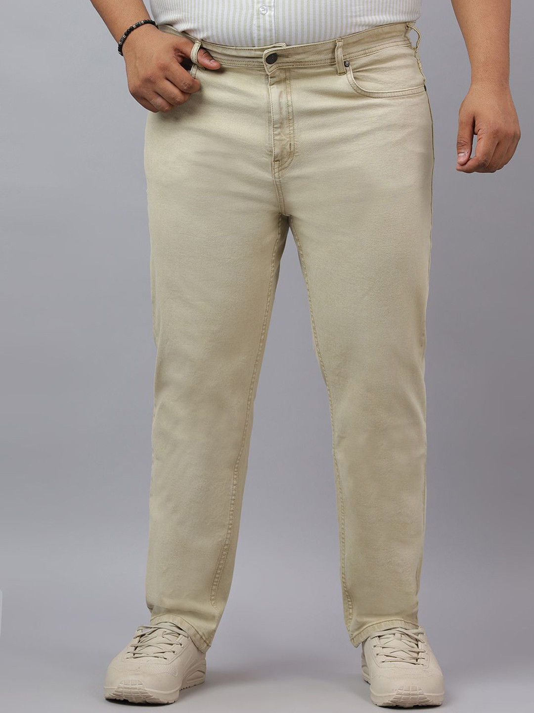 Turning Blue Men Slim Fit Mid-Rise Stretchable Plus Size Jeans