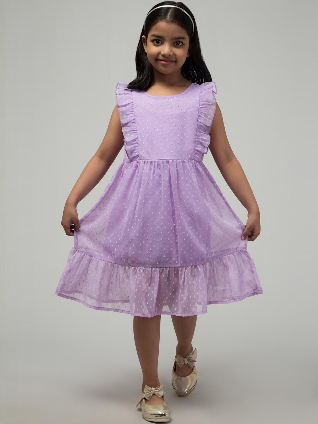 MAMATHINK Purple Polyester Dresses