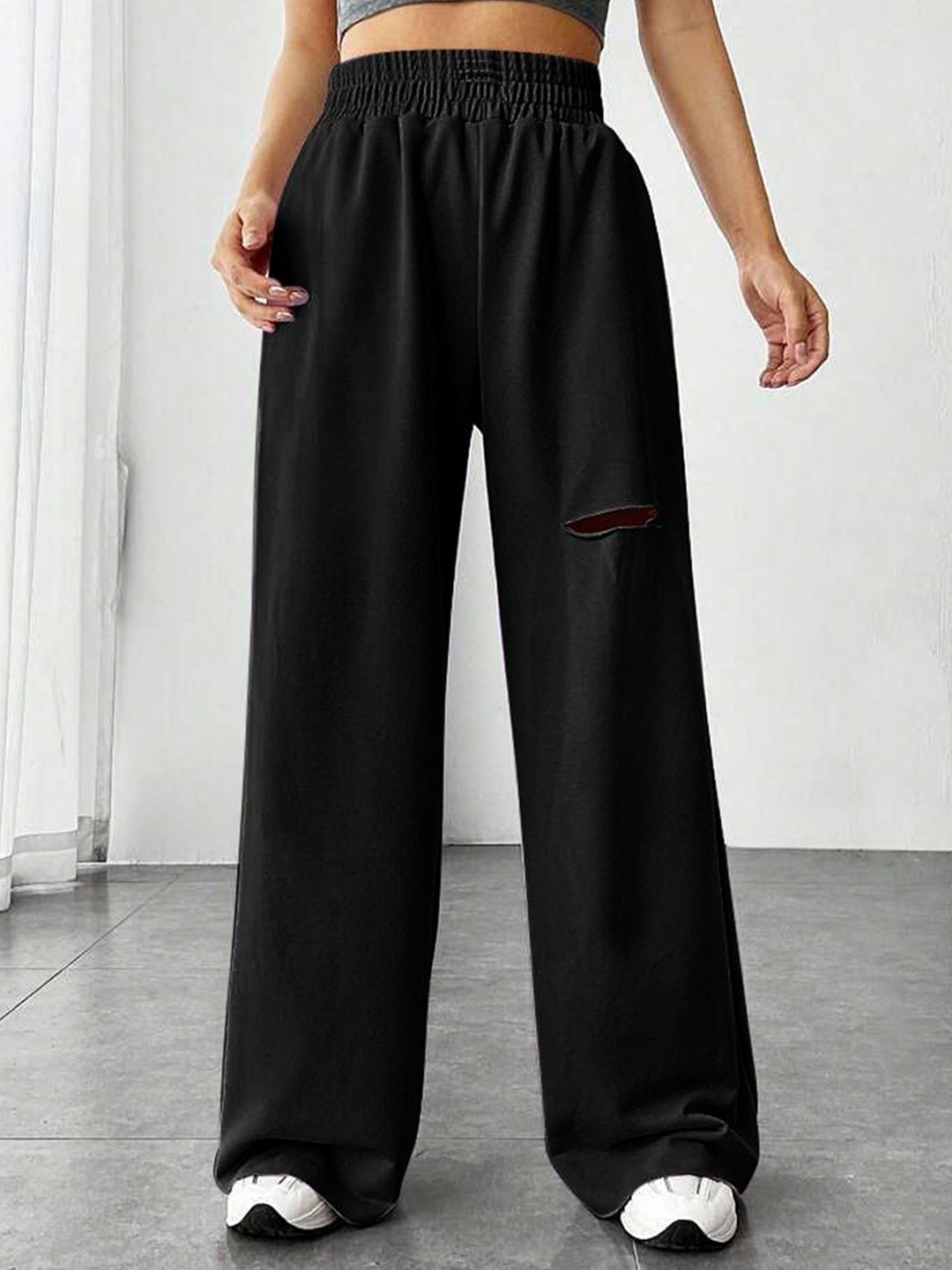 Stylecast X Slyck Solid Slip on Trouser