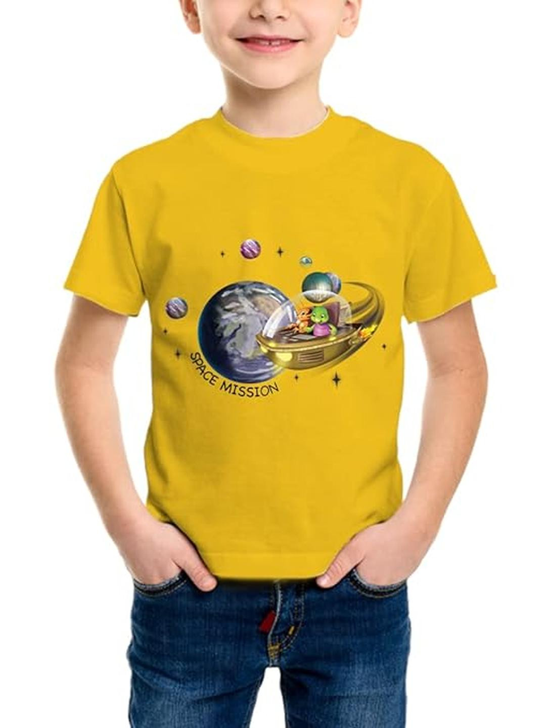 Purple Turtle Yellow Cotton Tshirts