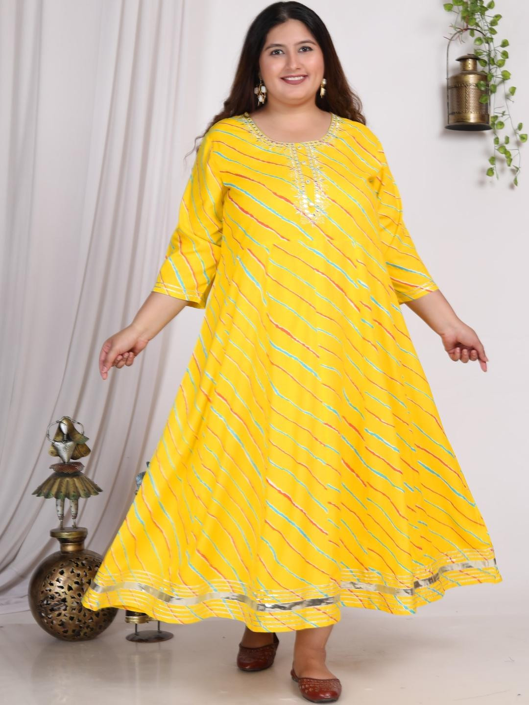 Swasti Yellow Viscose Rayon Dresses