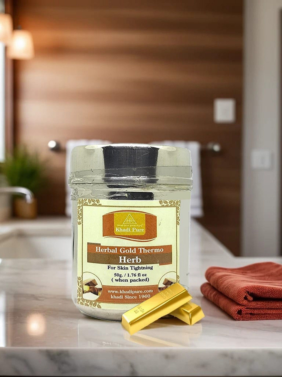 Khadi Pure Herbal Gold Thermo Herb - 50 g
