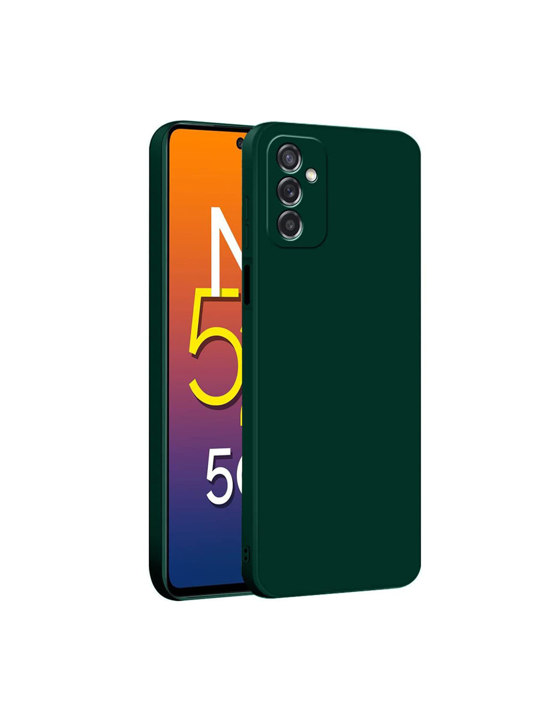 LIRAMARK Impact Resistant Silicone Samsung Galaxy M52 5G Back Case