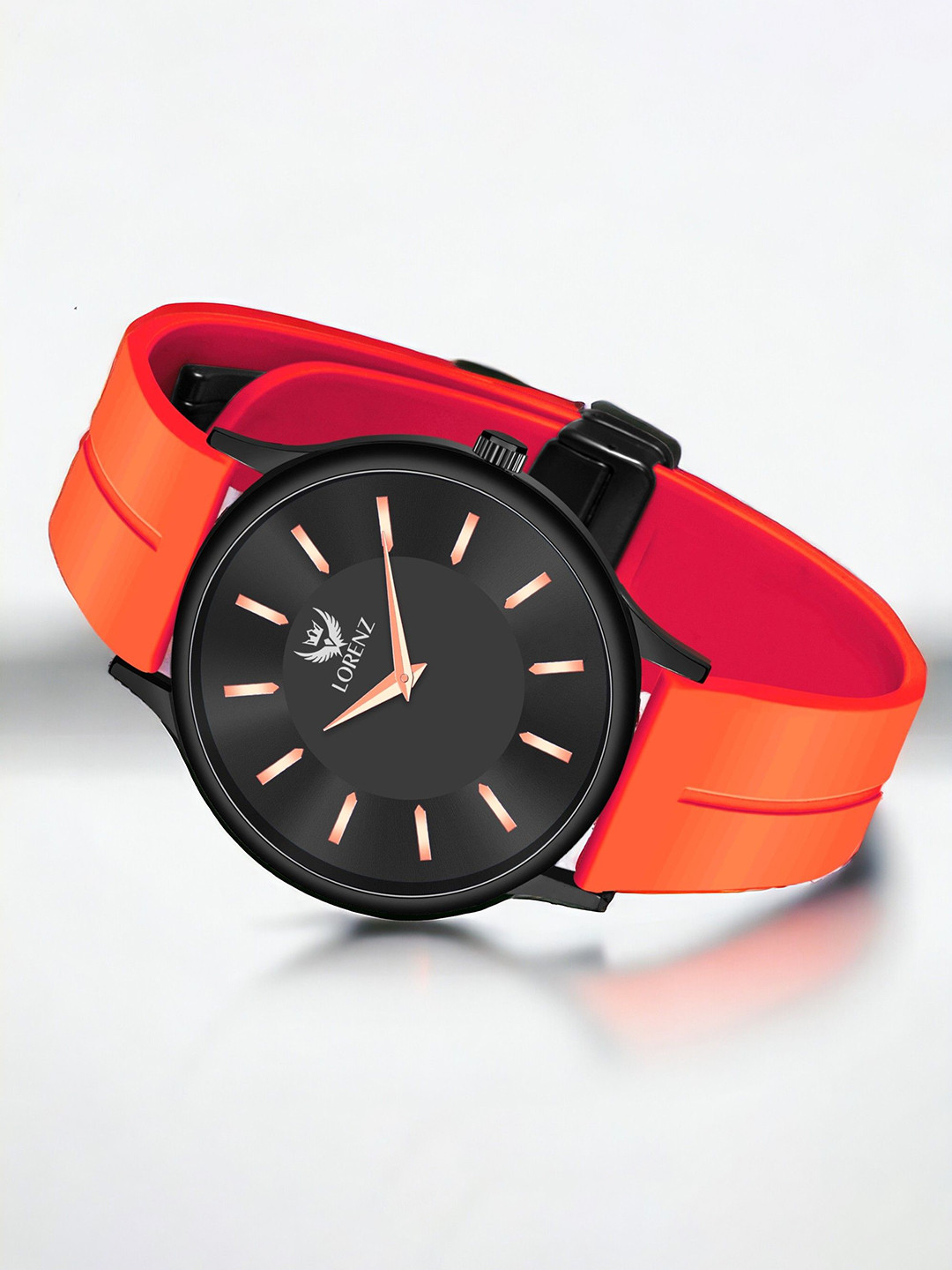 LORENZ Men Brass Dial & Straps Analogue Watch MK-4063R