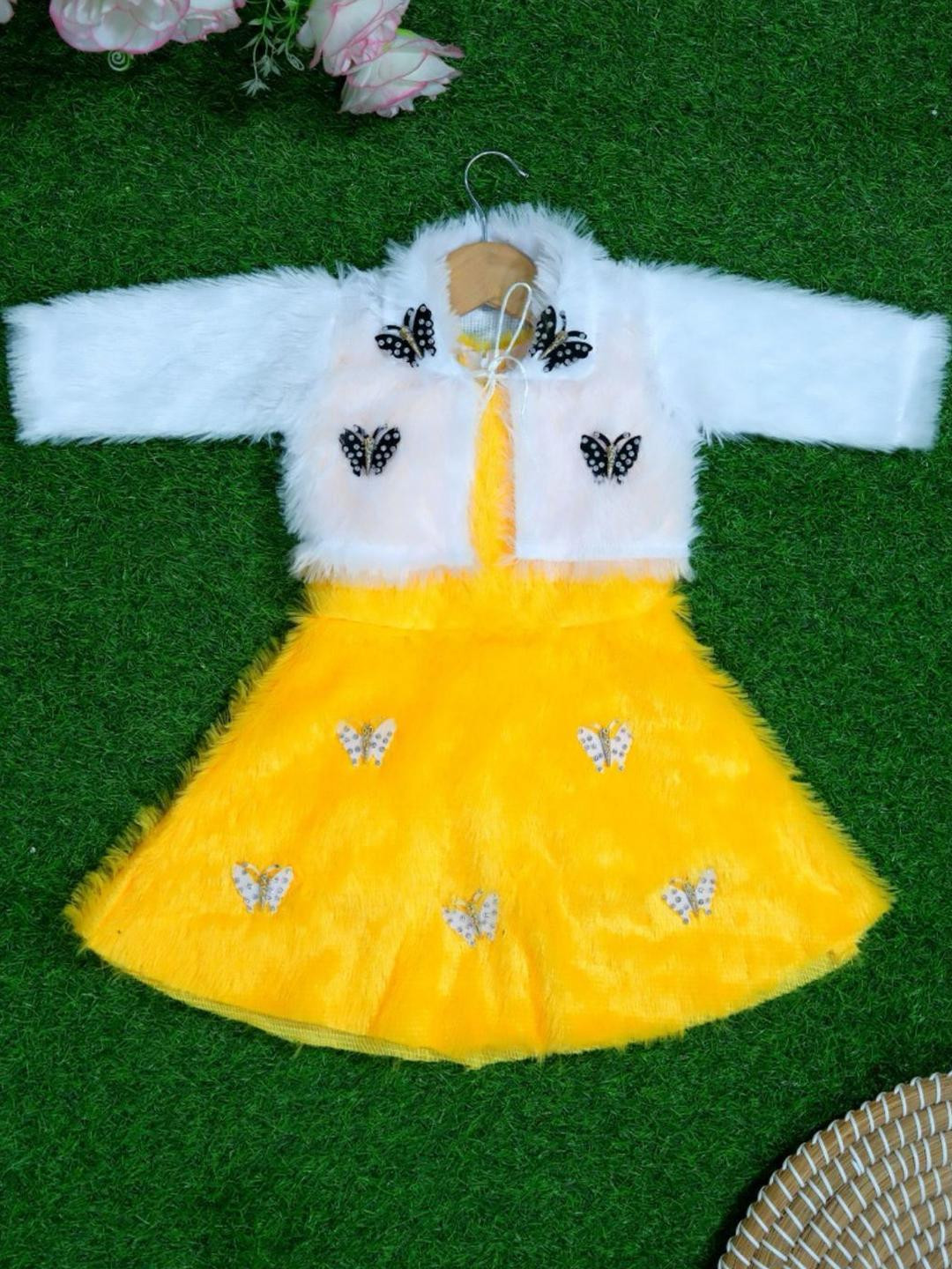 STUMBLE FASHION Yellow Nylon Dresses