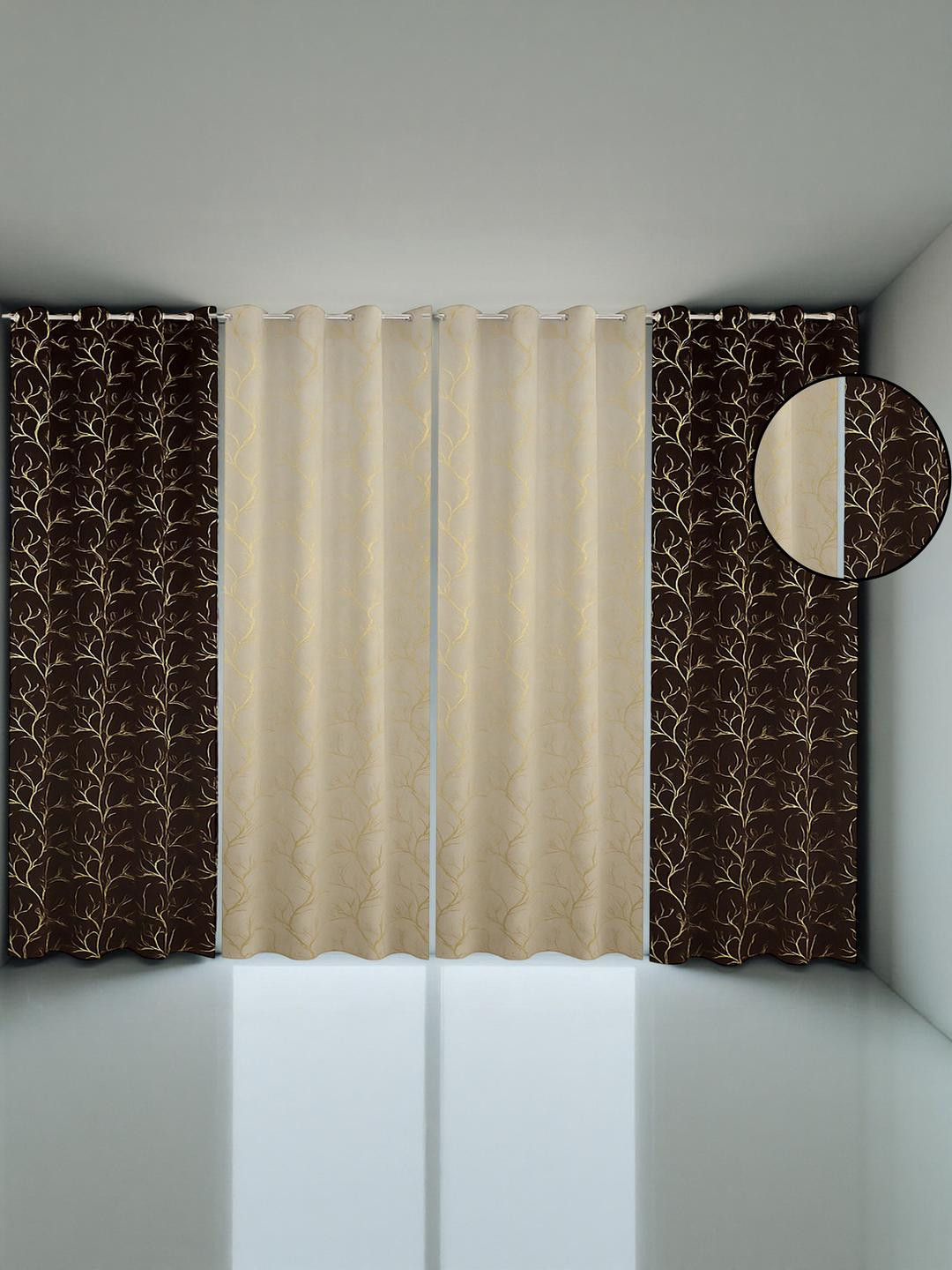 IVAZA Velvet Long Door Curtain