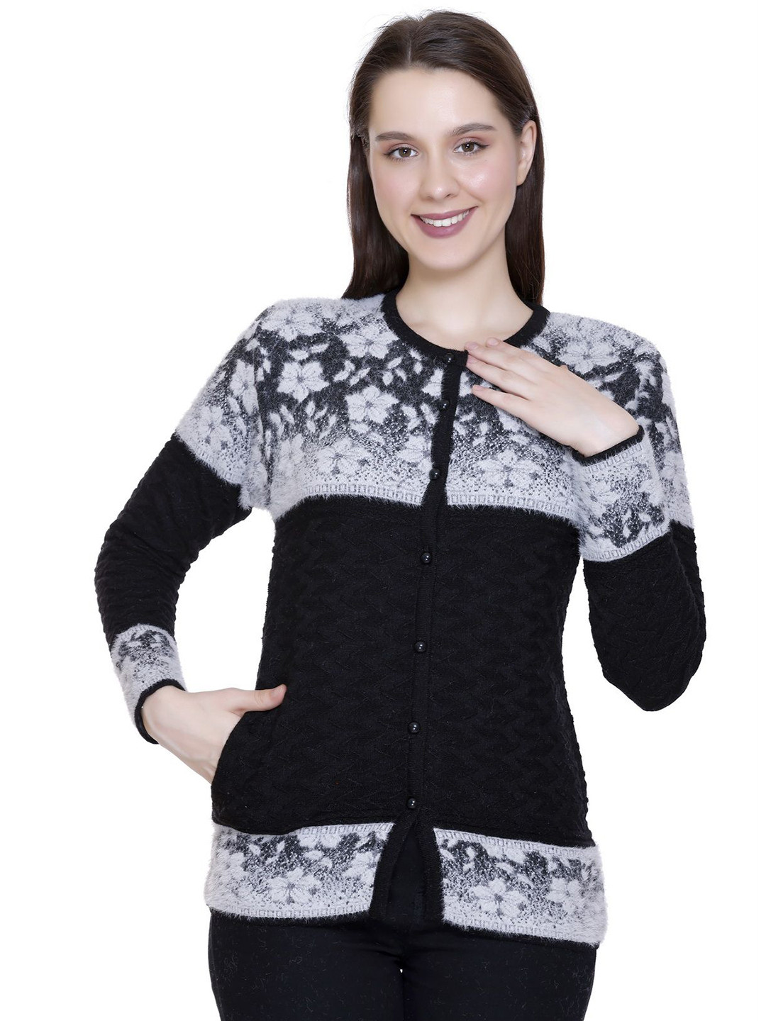 Chatanya Women Floral Printed Cardigan