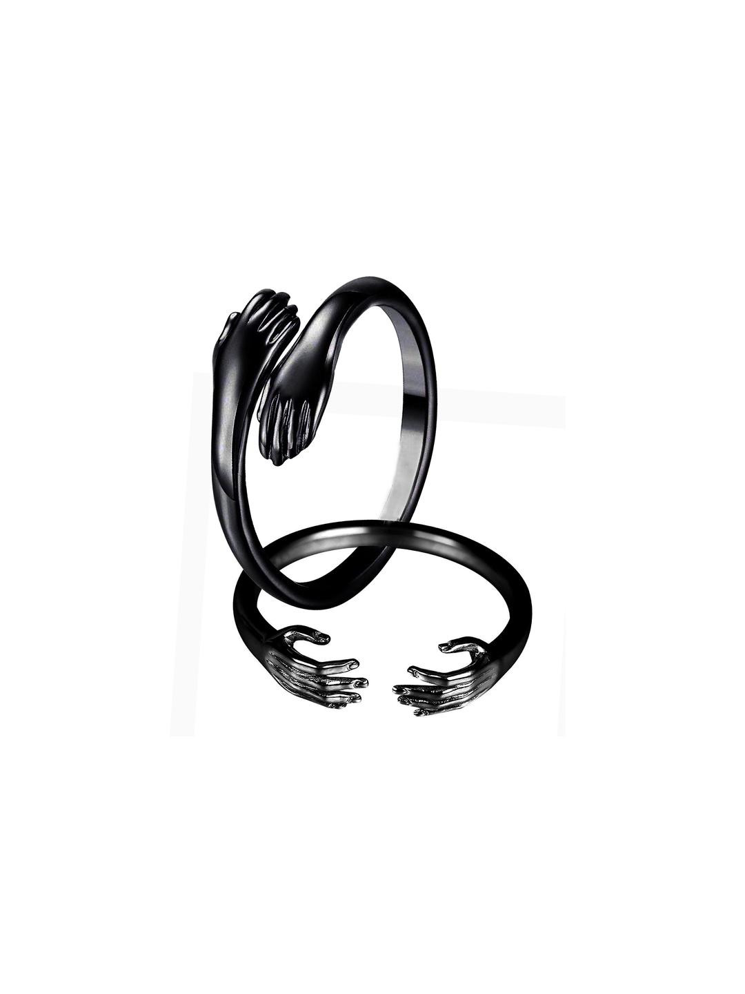Aadikart Unisex Black Ring